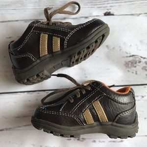 SmartFit Brown Skid Resistant Baby Boy's Shoes